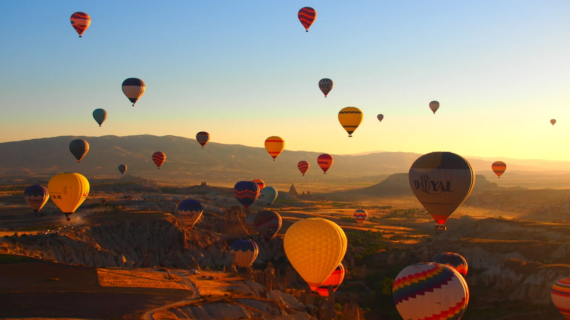 Sonnenaufgang Ballon